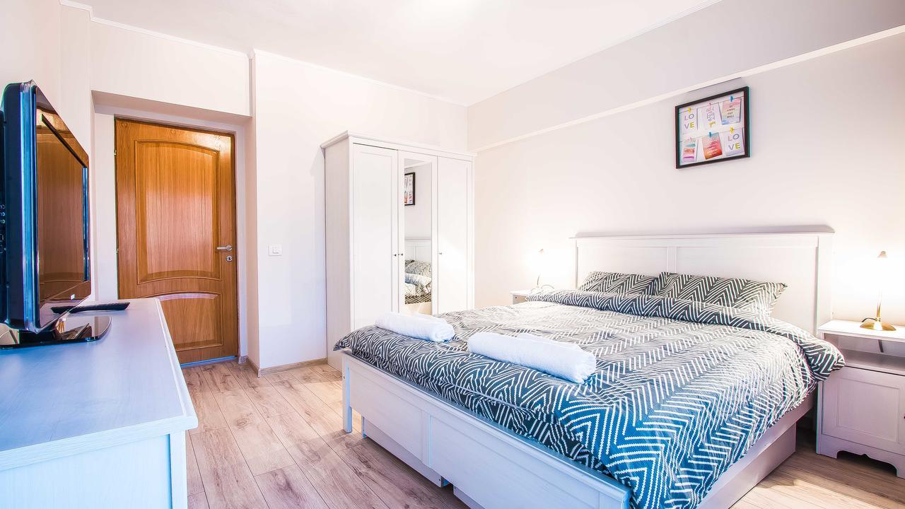 Ferienwohnung Unirii Boulevard View Bukarest Exterior foto